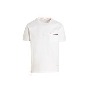 Thom Browne White Cotton Men's T-Shirt